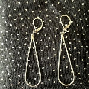 925 silver 2-1/2” dangle earrings.
